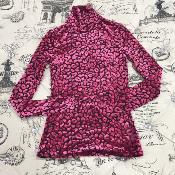 Rachel Rachel Roy Val Flocked Turtleneck Top - Picture 3 of 4